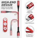 Usb C To 3 5Mm Adapter Headphone Jack Adapter Type C To Aux Audio Dongle Cable Cord Compatible With Samsung S21 S20 Ultra S20 Note 20 10 S10 S9 Plus Google Pixel 5 4 3 Xl Ipad Pro Red