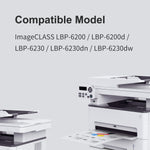 Compatible Toner Cartridge Replacement For Canon 126 Crg126 Toner For Imageclass Lbp6230Dw Lbp6200D Laser Printer Black 2 Pack
