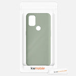 Kwmobile Tpu Silicone Case Compatible With Oneplus Nord N10 5G Case Slim Phone Cover With Soft Finish Gray Green