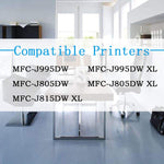 4 Pack Colorprint Compatible Ink Cartridge Replacement For Brother Lc3035 Xxl Lc3035Xxl Lc 3035Xxl Lc 3033 Lc3033 Work With Mfc J995Dw Mfc J995Dwxl Mfc J815Dw M