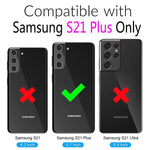 New Fdcwtsh For Samsung Galaxy S21 Plus Glaxay S21 5G Wallet