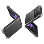 Feitenn For Samsung Galaxy Z Flip 3 2021 Case Clear Slim Thin Cover Flexible Tpu Case Reinforced Corners Shell Lightweight Shockproof Bumper Skin For Galaxy Z Flip 3 2021