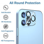 2 Pack Camera Lens Protector Compatible With Iphone 13 Pro 6 1 Inch Iphone 13 Pro Max 6 7 Inch Hd Tempered Glass Camera Lens Screen Protector 9H Hardness Scratch Resistant Easy Install Clear