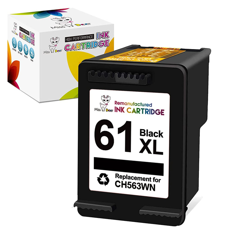 61 Black Ink Cartridge Replacement For Hp 61Xl 61 Xl Work With Envy 4500 5530 5534 5535 Deskjet 1000 1056 1010 1510 1512 2540 3050 3050A Officejet 2620 4630 Pri