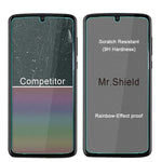 3 Pack Mr Shield Designed For Motorola Moto Z4 Tempered Glass Screen Protector With Lifetime Replacement