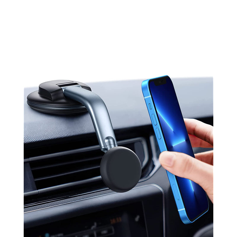 Magnetic Phone Holder For Car Super Strong Magnet Never Block View Dashboard Windshield Upgraded Suction Cup Car Phone Holder Mount Fit For All Cell Phone Handsfree Cell Phone Automobile Cradles