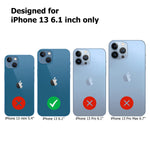 Lozop Compatible With Iphone 13 Case Military Grade Shockproof Cover Protective Phone Case With Screen Protector For Iphone 13 6 1 Inchred