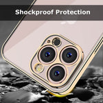 Compatible With Iphone 13 Pro Case Ultra Slim Comfortable Touch Anti Fingerprints Anti Scratch Tpu Pc Phone Case Support Wireless Charging For Iphone 13 Pro 6 1 Inch Gold