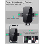 Wireless Car Charger Suction Cup Mount Air Vent Charger Mount Car Wireless Charger Air Vent Charger Mount