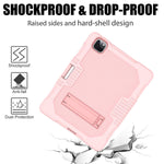 New Case For Ipad Pro 12 9 2020 Slim Duty Drop Proof Shockproof Protective Cover With Stand And Pencil Holder For Apple Ipad Pro 12 9 Pink