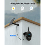 2K Wireless Outdoor Security Camera 2.4/5GHz Argus PT with Solar Panel (2 Pack)