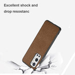 Bibids Cloth Pattern Series For Oneplus 9 Pro Case Slim Stylish Protective Case For Oneplus 9 Pro 5G 2021Classical Brown