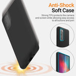 Just4You Soft Jelly For Apple Iphone Se 2020 Case Iphone 7 8 Case Slim Thin Fit Cover Microfiber Lining Matte Finish Black Cs_St_I7_I8_Ise20_Bk