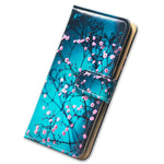 New Galaxy S21 Ultra Case Plum Blossom Flower Leather Flip Phone Case Wal