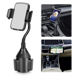Cup Holder Phone Holder Universal Adjustable Automobile Cup Holder Phone Mount For Car Cup Holder Car Phone Holder For Iphone13 12 11 Pro Xs Max X Plus Samsung Galaxy Note 9 Nexus Sony Htc Lg