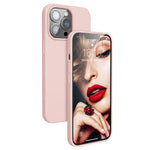 Jasbon Designed For Iphone 13 Pro Case Silicone Slim Shockproof Protective Phone Case Lightweight Full Body Cover For Iphone 13 Pro 6 1 2021 Pink Sand