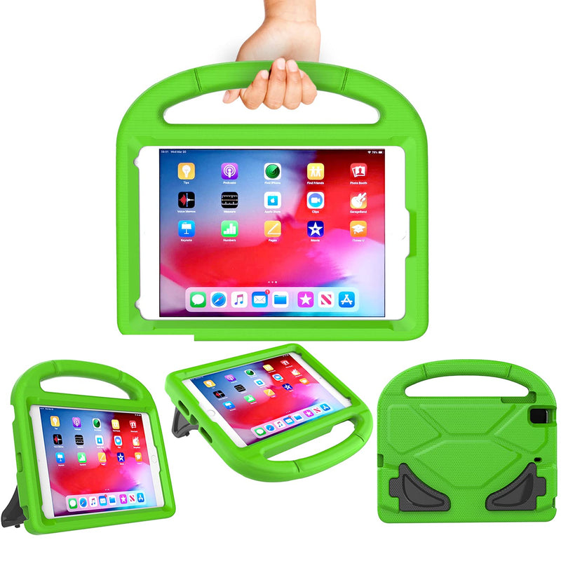Kids Case For Apple Ipad Mini 5 2019 Mini 4 Mini 3Rd Mini 2 Mini 1St Generation 7 9 Inch Light Weight Shockproof Handle Friendly Protective Bumper Stand Case Green