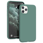 Silicone Phone Case Compatible With Iphone 11 Pro Max 6 5 Inches Liquid Silicone Case Full Body Protection Shockproof Iphone 11 Pro Max Silicone Case Pine Green