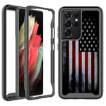 Compatible With Samsung Galaxy S21 Case 6 2 Inch Military Grade Heavy Duty Protection Vintage Flag Shockproof Dual Layer Hard Pc Flexible Tpu Rubber Cover For Women Girlold American Flag