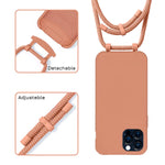 Holdingit Crossbody Phone Case With Detachable Lanyard Compatible With Iphone 12 12 Pro 12 Pro Max 2 In 1 Hands Free Iphone Cover With Drop Protection Adjustable Rope