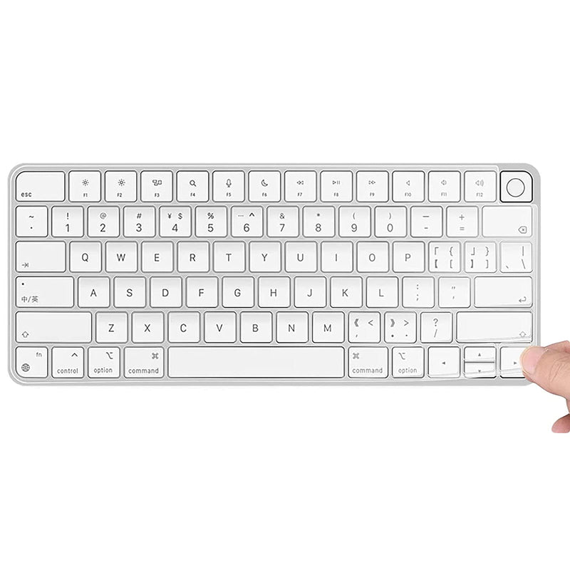 Ultra Thin Keyboard Cover Compatible With 2021 Imac 24 Inch Magic Keyboard With Touch Id A2449 Imac Magic M1 Chip Keyboard Accessories Tpu Clear