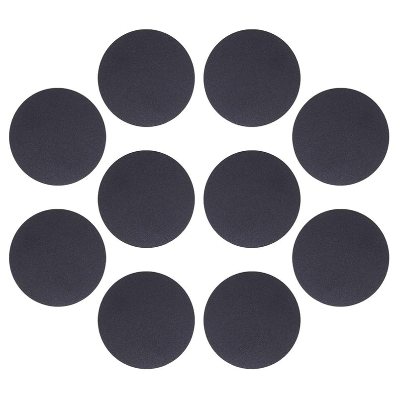 Ukcoco 10Pcs 4Cm Metal Plate Disk Iron Sheets For Magnet Mobile Phone Holder And Magnetic Car Phone Mount Stand Black