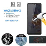 2 Packs Glblauck Privacy Screen Protector For Samsung Galaxy A42 5G Anti Spy 9H Hardness Tempered Glass Screen Protectors For Samsung Galaxy A42 5G