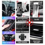Kucok Car Phone Holder Mount Wireless Charger Fit For Audi A6 2014 2015 2016 2017 2018 Air Vent Fast Charger Phone Mount Custom Fit Dashboard Charger Stand Automobile Cradles For Iphone All Phone