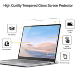 2 Pack Microsoft Surface Laptop Go 12 4 Inch Screen Protector Tempered Glass Screen Film Guard For Surface Laptop Go 12 4 2020 Release Clear