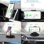 Dosili Cell Phone Vehicle Mount Dashboard Beanbag Friction Mount 2 In 1 Dashboard Mount And Car Air Vent Holder For Iphone Android And Other Smartphones