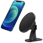 Magnetic Car Mount For Iphone 12 13 Series No Plates Need Adjustable Adhesive Phone Mount Holder For Dashboard Phone Holder Compatible With Magsafe Car Mount
