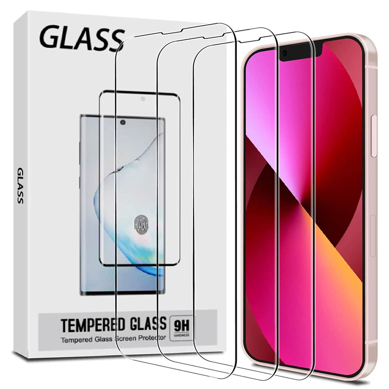Jehoo Compatible With Iphone 13 Pro Screen Protector Iphone 13 Screen Protector Military Grade Shatterproof Protective Tempered Glass Protection Cover Case Friendly Ultra Tough Screen Protector Film 6 1 3 Pack 1