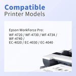 Ink Cartridge Replacement For Epson 802Xl 802 Xl T802Xl For Workforce Pro Wf 4720 Wf 4740 Ec 4020 Wf 4730 Wf 4734 Ec 4030 Printer Cyan Magenta Yellow 3 Pack