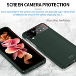 Leiau For Galaxy Z Flip 3 Case Samsung Z Flip 3 Case 2021 2 In 1 Ultra Thin Lightweight Anti Drop Pc Material Hard Cover Case For Samsung Galaxy Z Flip 3