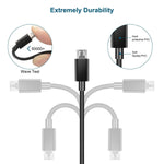 3 Ft Micro Usb Cable Android Charger Fleaver 2 Pack Reversible Fast Charging Cord Compatible With Samsung Galaxy S7 S6 J7 Edge Android Phones Black