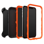 Otterbox Defender Series Screenless Edition Case For Iphone 11 Rt Blaze Edge Blaze Orange Black Rt Edge Graphic
