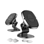 Magnetic Car Phone Mount Holder 2 Pack 6 Strong Magnets Floveme Cell Phone Holder For Car 360 Rotation Universal Dashboard Car Phone Mount Compatible With Iphone Samsung Etc