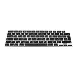 Silicone Keyboard Protection Qwerty Arabic Keyboard Cover Compatible With Apple Macbook Pro 14 2021 Black