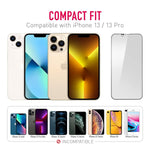 2 Pack Anti Spy For Iphone 13 13 Pro Tempered Glass Screen Protector 9H Hardness Stronger Privacy Screen Protector Shatterproof Hd Clear Fingerprint Free Zero Bubble Easy Installation Full Coverage