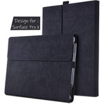 New Protective Case For Surface Pro X Sq1 Sq2 With Pen Holder Multiple Angle Polyester Slim Light Shell Cover Compatible With Type Cover Keyboard