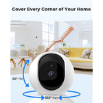 4MP PoE Wireless Indoor E1 Pro Security Camera 8CH NVR Pre-Installed 2TB HDD With WiFi