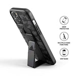 Adidas Iphone 13 Pro Max Black Sports Cell Phone Case Iphone Drop Resistant Case Adidas Hand Grip Case Adidas Strap Phone Cover