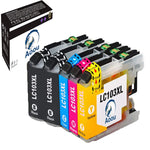 103 Ink Cartridges 5 Pack Compatible Lc 103Xl Lc 103 Xl Lc103Xl Lc 103 Xl Ink Cartridge For Brother Mfc J870Dw J450Dw J470Dw J650Dw J4410Dw J4510Dw J4710Dw Pri