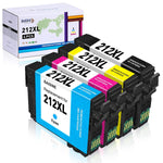 212Xl Ink Cartridge Replacement For Epson 212 212Xl 212 Xl T212Xl120 T212Xl To Use With Xp 4100 Xp 4105 Workforce Wf 2830 Wf 2850 1 Black 1 Cyan 1 Magenta 1