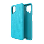 New Fine Swell Cell Phone Case For Samsung Galaxy A12 Aqua Blue Case Fea