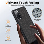Bonoma Leopard Case For Samsung Galaxy S20Fe 5G Black Leopard Cheetah Pattern Design For Women Men Girls Shockproof Protective Cover For Galaxy S20 Fe 5G With Screen Protector