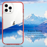 Coolqo Compatible For Iphone 12 Pro Max Case 6 7 Inch With 2 X Tempered Glass Screen Protector Clear 360 Full Body Coverage Silicone Protective 13 Ft Shockproof Phone Cover Red