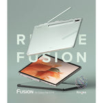 New Ringke Fusion Designed For Galaxy Tab S7 Fe Case 12 4 Inch 2021 Transparent Hard Back Shockproof Bumper Tablet Back Cover With Side S Pen Holder