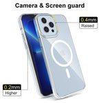 Lechivee For Iphone 13 Pro Max Mag Safe Case Clear Magnetic 13 Pro Max Case Compatible With Magsafe Shockproof Full Body Protection Phone Cover For Iphone 13 Pro Max 6 7 Inch 2021 Clear