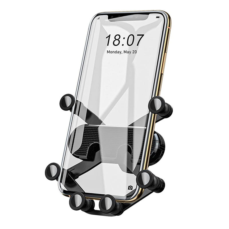 Jcolushi Cell Phone Holder For Car 360 Adjustable Rotation Car Phone Mount Universal Air Vent Phone Car Mount Car Phone Holder For Iphone Android Smartphone Black